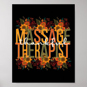Poster Thankful Mage Therapist Thanksgiving Mage Therapy