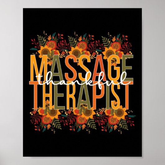 Poster Thankful Massage Thanksgiving Massage The (Devant)