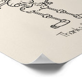 Poster Thanks for coming skull (Coin)