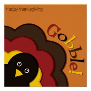 Poster Thanksgiving cachette