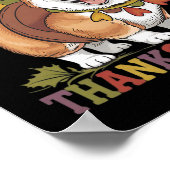 Poster Thanksgiving Corgi Dog Turkey  (Coin)
