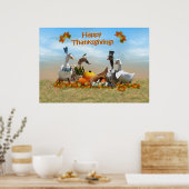 Poster Thanksgiving Ducks (Cuisine)