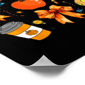 Poster Thanksgiving enseignant Coquette enseignant Bow Au (Coin)