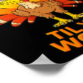 Poster Thanksgiving Gobble Jusqu'à ce que vous tourbillon (Coin)