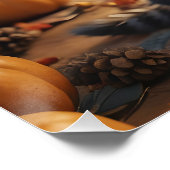 Poster Thanksgiving Kitten 02 (Coin)