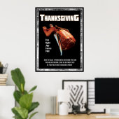 Poster Thanksgiving Le Film (Bureau à domicile)