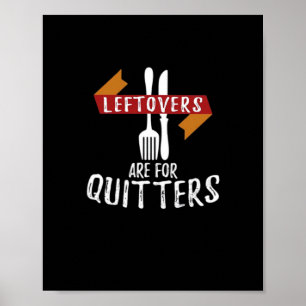 Poster Thanksgiving Leftots Sont Pour Quitters Classic Ae