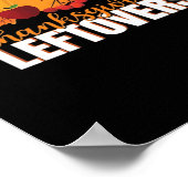 Poster Thanksgiving Leftovers Creative Décontracté Meme (Coin)