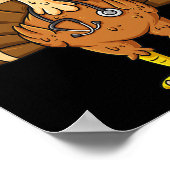 Poster Thanksgiving Nurse Turkey Scrub Fun Nurse (Coin)