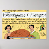 Poster Thanksgiving Oviraptor (Devant)