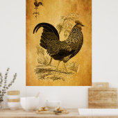 Poster Thanksgiving Rooster (Cuisine)