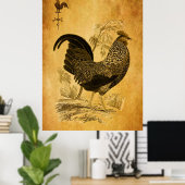 Poster Thanksgiving Rooster (Bureau à domicile)