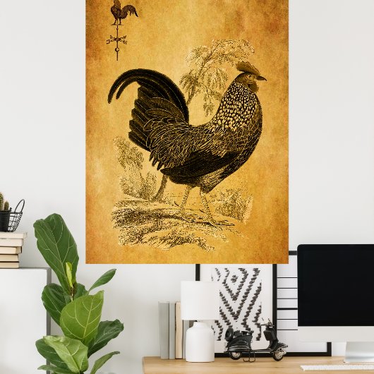 Poster Thanksgiving Rooster (Bureau à domicile)