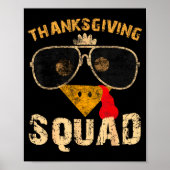 Poster Thanksgiving Squad Turkey Day Fall Matching Women (Devant)