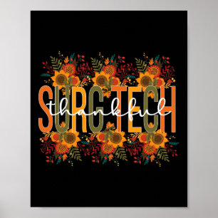 Poster Thanksgiving, Technologue en chirurgie