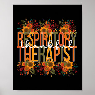Poster Thanksgiving, thérapeute respiratoire