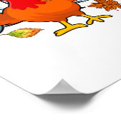 Poster Thanksgiving Turkey Bowling Ball (Coin)