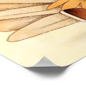 Poster Thanksgiving Turkey Pilgrim Art Drawing (Coin)