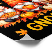 Poster Thanksgiving With My Gnomies Funny Autumn Fall Gno (Coin)