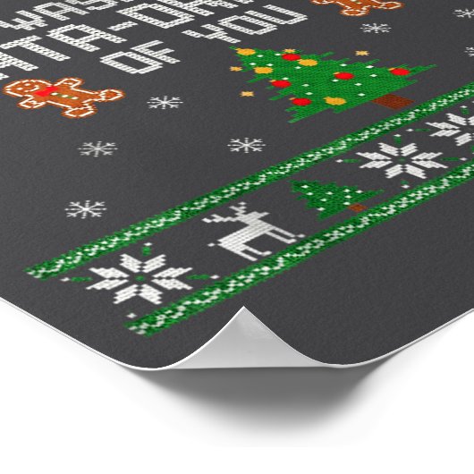 Poster That Wasn't Very Data Driven Of You Ugly Christmas (Coin)