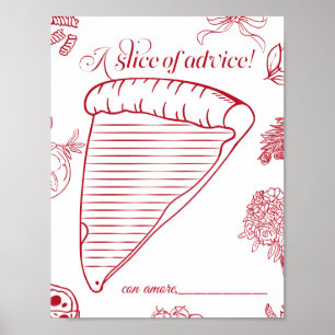 Poster That's Amore Bridal Shower une tranche de conseil