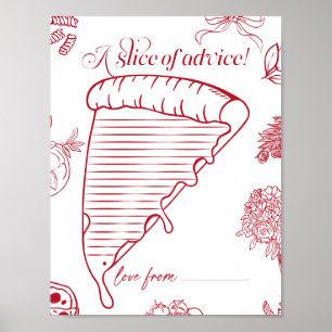 Poster That's Amore Bridal Shower une tranche de conseil