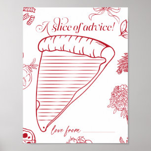 Poster That's Amore Bridal Shower une tranche de conseils