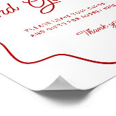 Poster That's Amore Red Doodle Cards and Gifts Display Po (Coin)