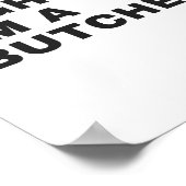 Poster THAT's RIGHT, AM A BUTCHER (Coin)