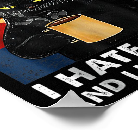 Poster That's What I Do I Drink Coffee I Hate People And  (Coin)