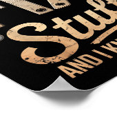 Poster That's What I Do I Fix Stuff And I Know Things  (Coin)