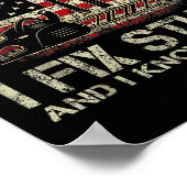 Poster That's What I Do I Fix Stuff And I Know Things Ame (Coin)