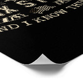 Poster That's What I Do I Fix Stuff And I Know Things Fun (Coin)