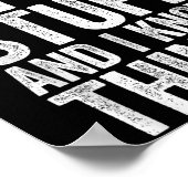 Poster That's What I Do I Fix Stuff And I Know Things Shi (Coin)