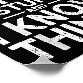 Poster That's What I Do I Fix Stuff And I Know Things Shi (Coin)