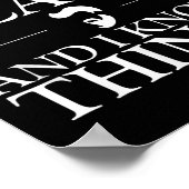 Poster Thats What I Do I Grow A Beard And I Know Things - (Coin)