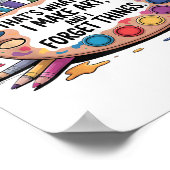 Poster That's What I Do I Make Art And I Forget Things Ar (Coin)