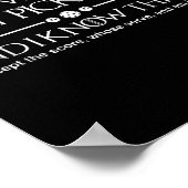 Poster That's What I Do I Play Ckleball And I Know Things (Coin)