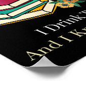 Poster That's What I Do I Read Books I Drink Tea And I Kn (Coin)