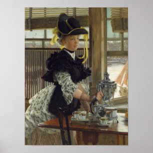 Poster Thé   1872 (huile sur bois)