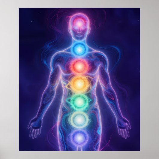Poster  The 7 Chakras (Devant)