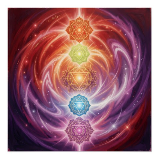 Poster The 7 Chakras´10 (Devant)