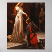 Poster The Accolade Edmund Blair Leighton (Devant)