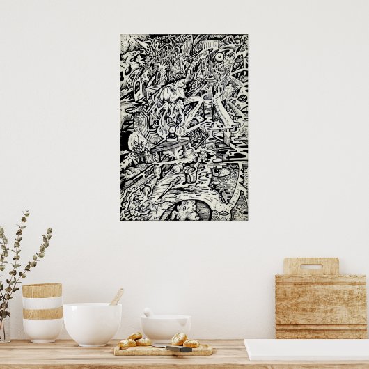 Poster The Adept, par Brian Benson (Cuisine)