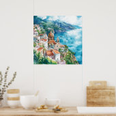 Poster The Amalfi Coast, Italy (Cuisine)