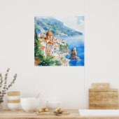Poster The Amalfi Coast, Italy (Cuisine)