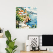 Poster The Amalfi Coast, Italy (Bureau à domicile)