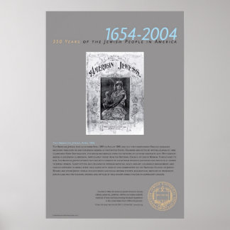 Poster The American Jewess, avril 1895