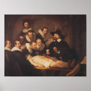 Poster The Anatomy Lecture Of Dr. Nicholaes Tulp