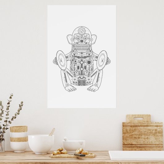 Poster The Anatomy of Jolly Chimp (Cuisine)